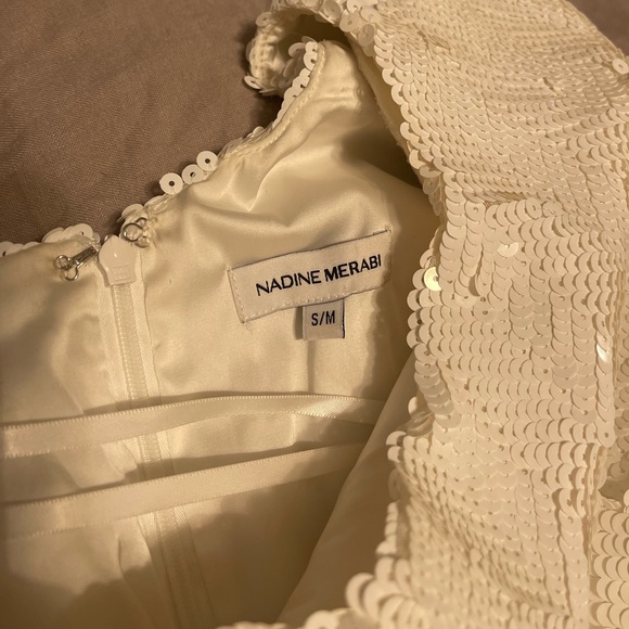 CELINA DRESS // NADINE MERABI // SIZE S/M // 4/6 - Picture 6 of 10